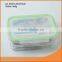 Customized round microwave safe glass food container