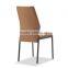 Z656-2 Modern Leather Metal Chair For Dining Room