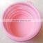 Useful ECO friendly hot sale silicone travel foldable pet bowl