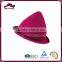 China supplier lovely rose red wool felt bower hat for girls