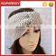 A-185 fashion hand knitting turban hair wrap crochet turban hairband for women handmade crochet headband
