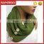 A-39 Leather Button Crochet Scarves Crochet Button Scarf With Leather Knitted Button Scarf