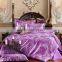 reactive bedding set luxury 100% cotton printed flower luxury bedding set