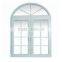 UPVC CASEMENT WINDOW, ARCH WINDOW WITH GRILL DESIGN