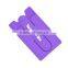 2016 silicone phone card holder silicone Phone Stand card holder attach to the back of smart phone