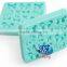 Cake decorating tools blue bowknot silicone mold for fondant