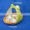 hand painted ceramic egg holder baskets for Easter day