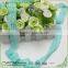 1" Wholesale ocean blue elastic lace