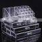 make up cosmetics acrylic makeup storage organizer / cosmetic counter display