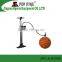 Well Design Solid Made Bicycle Floor Pump with accurate pressure gauge