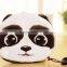 lovely 3D solid animal meow star cat husky dog panda owl face plush small money change handbag wallet with tail