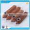 Wholesale Red Glodstone Crystal Shaped Glass Hand Pipes Used in smoking herb