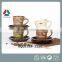 180ml wholesale tea cups and saucers with display box