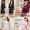 New Women Sexy Satin Lace Robe Sleepwear Lingerie Nightdress G-string Pajamas