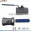 Stainless Steel 1 pc ball valve 1000WOG