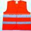 Security Protection EN20471 High Visibility Yellow Reflective Safety Vest