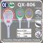 QX809-3 rechargeable electric round pattern mosquito zapper insect killer lithium battery long time use