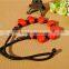 Cheap sale ceramic beads necklace Red beads necklace
