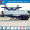 Two axle bulk cement semi-trailer truck bulk powder tanker trailer powder material transport trailer cement semi trailer