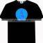 Sound Activated LED TShirt with 4pcs AAA battery inverter