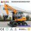 china supply 8 ton mini excavator with ce certificate and can be 360 degree rotation
