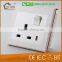 new design Saso certificate 250V 13Amp DP Switched socket