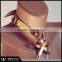 Gold Leather Chocker