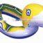 Comfortable inflatable baby swimming neck ring