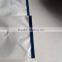reusable pp woven handle bags with single color and non woven piping