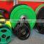 Big Steel Ring Color Rubber Olympic Bumper Weight Plates