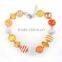 Hot Sale Chunky Bubble Gum Necklace For Kids Restoring Ancient Ways Halloween Beaded Necklace Jewelry 2016
