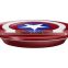 QI Standard Wireless Charger Pad for Samsung Galaxy s6 QI Wireless Charging Pad Avengers Captain America Style with Retail Box