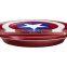 QI Standard Wireless Charger Pad for Samsung Galaxy s6 QI Wireless Charging Pad Avengers Captain America Style with Retail Box