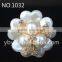 Flower shape custom logo metal denim buttons for jackets -1022