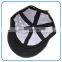 Fancy sequins wing M 6panel leather kids baseball cap 3D ox horn cotton baby hats