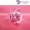 Mini cute face cleaning brush with apple shape handle