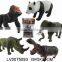 2015 novelty 4" plastic dinosaur toys ,animal toys shantou 6 in 1