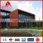 wooden finished acm board company headquarter wall cladding