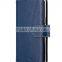 Wallet Card Slot Mobile Phone Cover Blue Genuine Leather Case for Samsung Galaxy Note 7