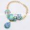 Hot Selling Flower Choker Collar Vintage Pendant Statement Necklace Women Necklaces & Pendants Fashion Necklaces for Women 2014