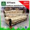 A20 classical italy furniture living room wooden fabric sofa
