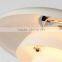 white color modern style glass table lamp / floor lamp