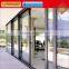 Passed ISO9001:2008 standard aluminum grey color glass sliding door