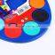 12 Assorted Colors Watercolor Cakes 12-colors, 12 Paint Tablets with Palette & a Brush