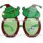 christmas funny good quality cheap party glasses