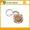 blank metal keyrings poker chip style small key chain with sticker