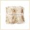 Hot Sales Champagne Fox Faux Fur Pillow 18" X 18" Made In China