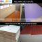 high quality colored mdf white laminated melamine mdf board