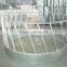 galvanized round bale feeder for horse