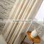 French pleated Embroidery woven curtain fabric for house readymade drape